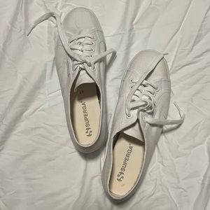 Superga Platform White Sneakers